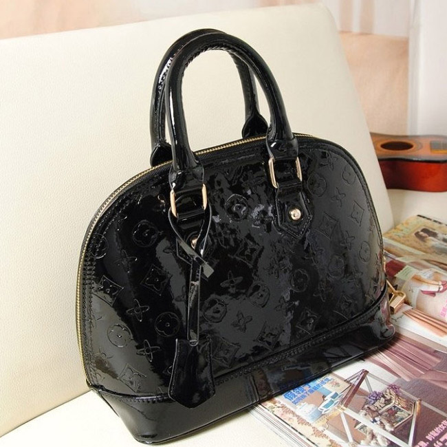 New Style Fashion Solid Zipper Black Leather Clutches Bag_Clutches Bags