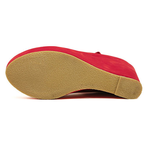 closed toe wedge ankle strap