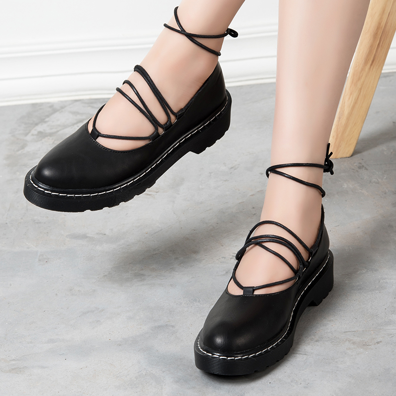 black closed toe lace up wedges
