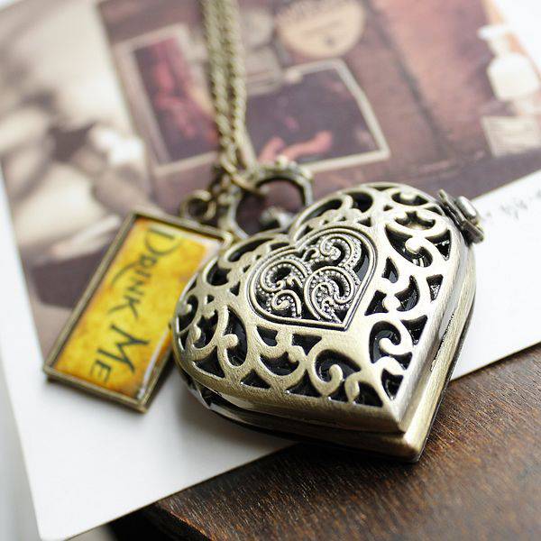 Luxury Vintage Hollow Heart Pattern Pocket Watch_Watch_Cheap Clothes ...
