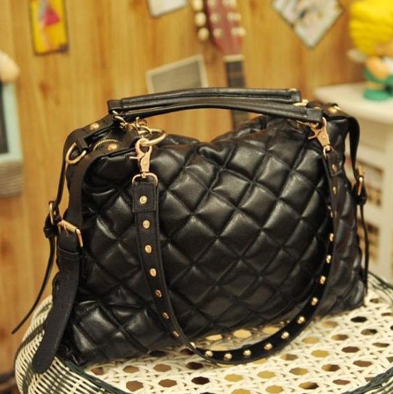 Fashion Solid Zipper Black PU Clutches Bag_Clutches Bags_Handbags_Bags ...