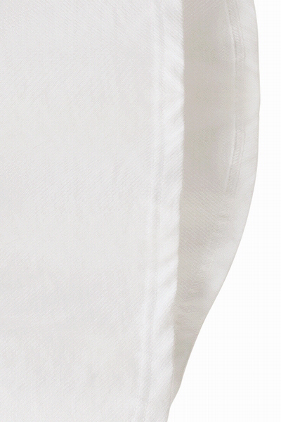 Fashion O Neck Half Sleeve Waist White Cotton Mini Dress_Dresses ...